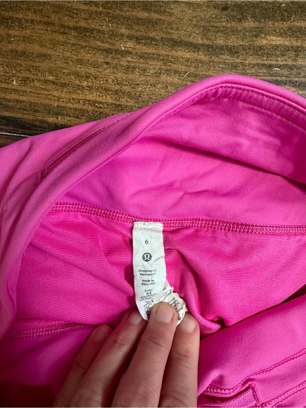 lululemon athletica high waist speed up shorts 4” size 6